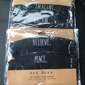 Rae Dunn 4 face masks